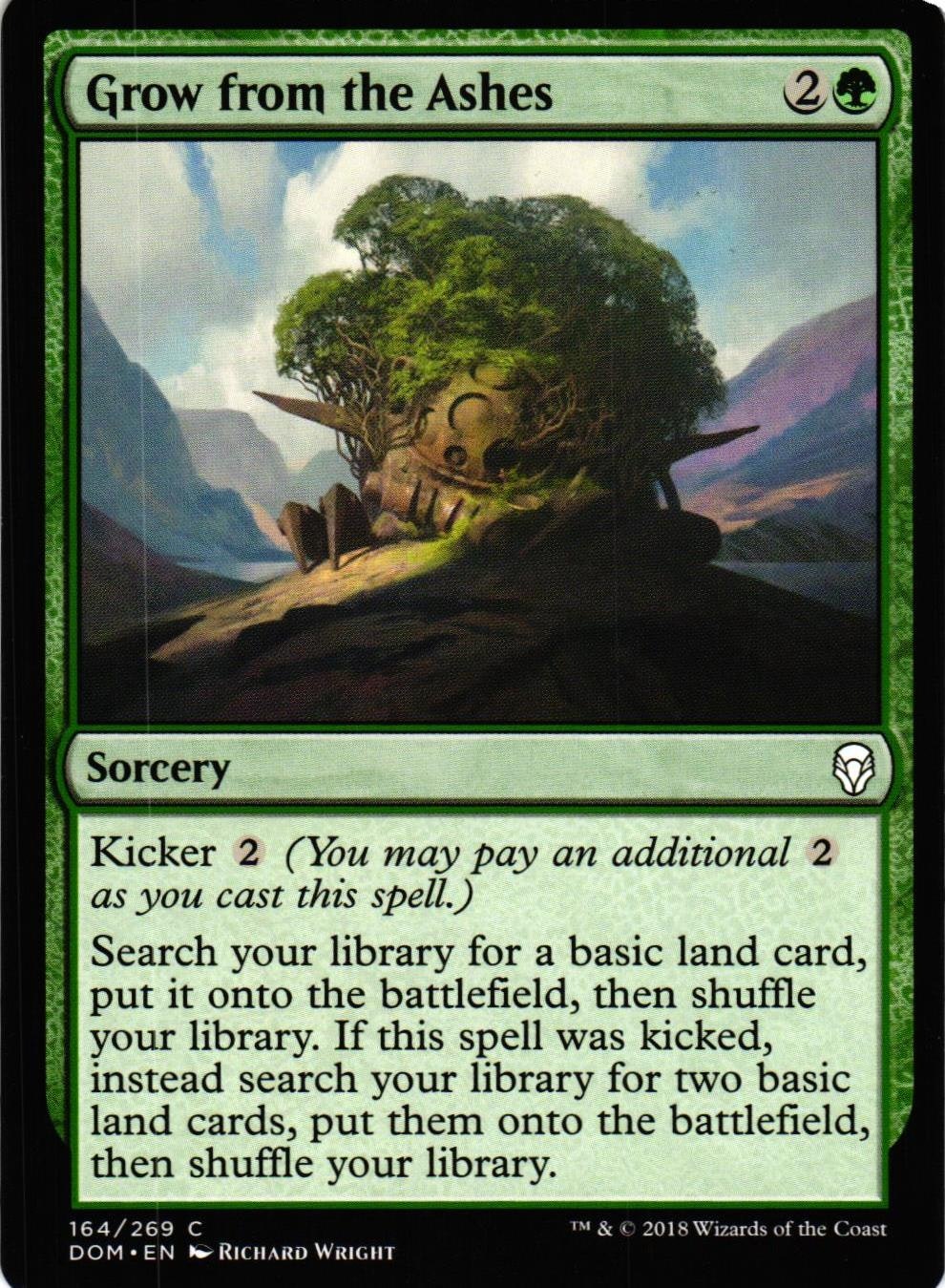 Grow from the Ashes Common 164/269 Dominaria (DOM) Magic the Gathering