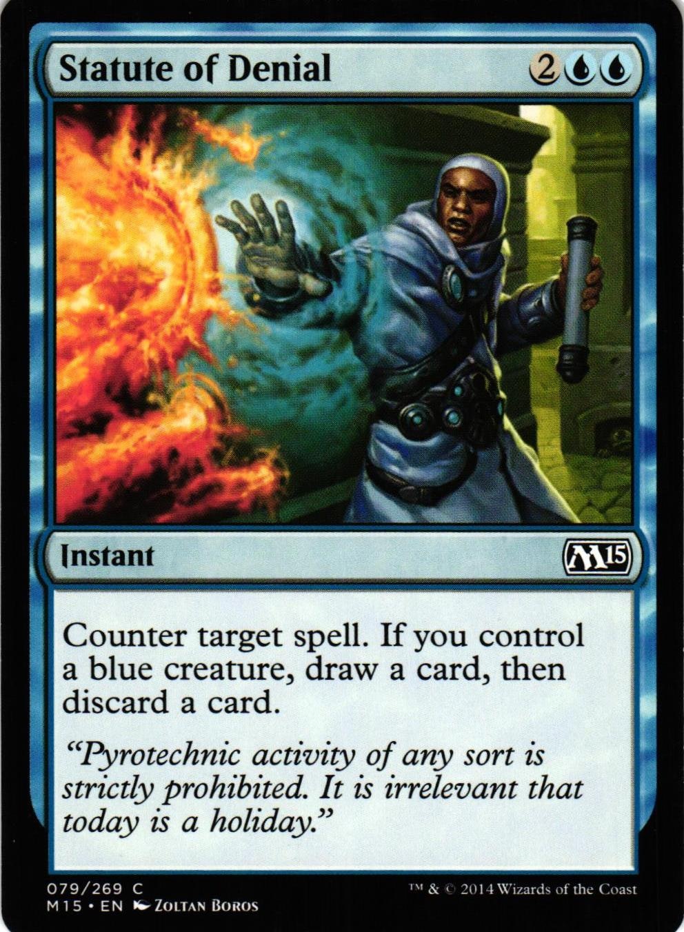 Statue of Denial Common 079/269 Magic 2015 (M15) Magic the Gathering