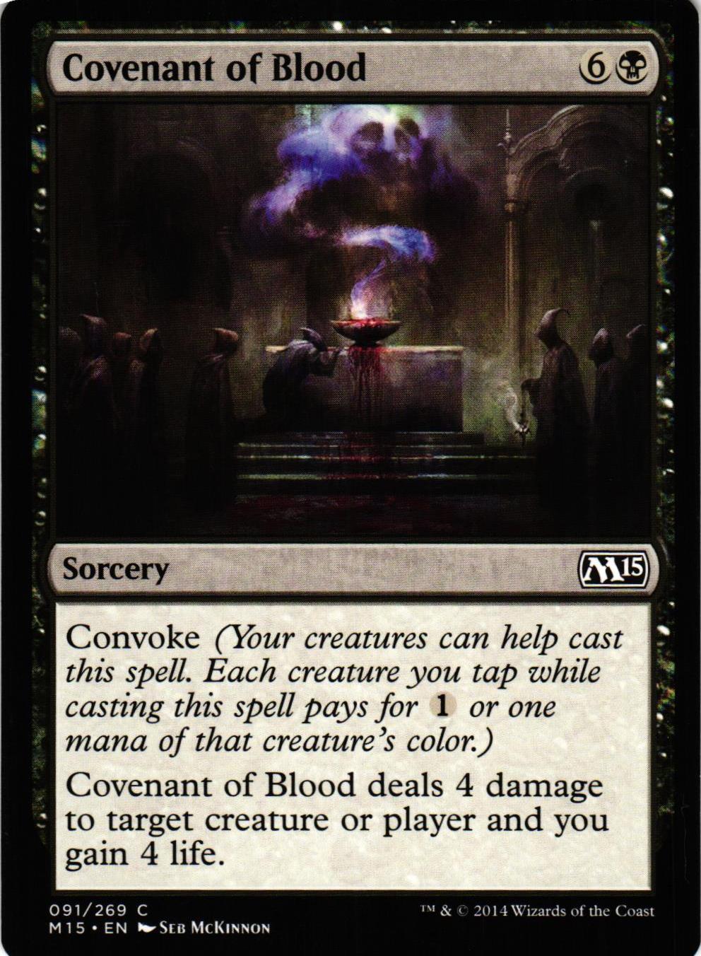 Covenant of Blood Common 091/269 Magic 2015 (M15) Magic the Gathering