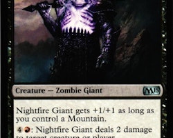 Nightfire Giant Uncommon 109/269 Magic 2015 (M15) Magic the Gathering