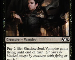 Shadowcloak Vampire Common 113/269 Magic 2015 (M15) Magic the Gathering