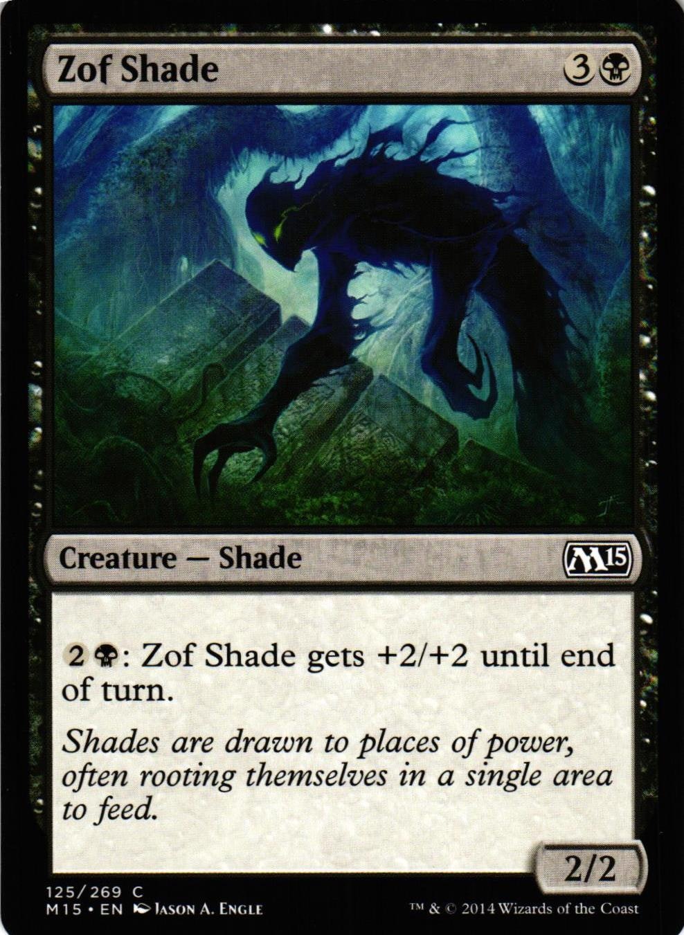 Zof Shade Common 125/269 Magic 2015 (M15) Magic the Gathering
