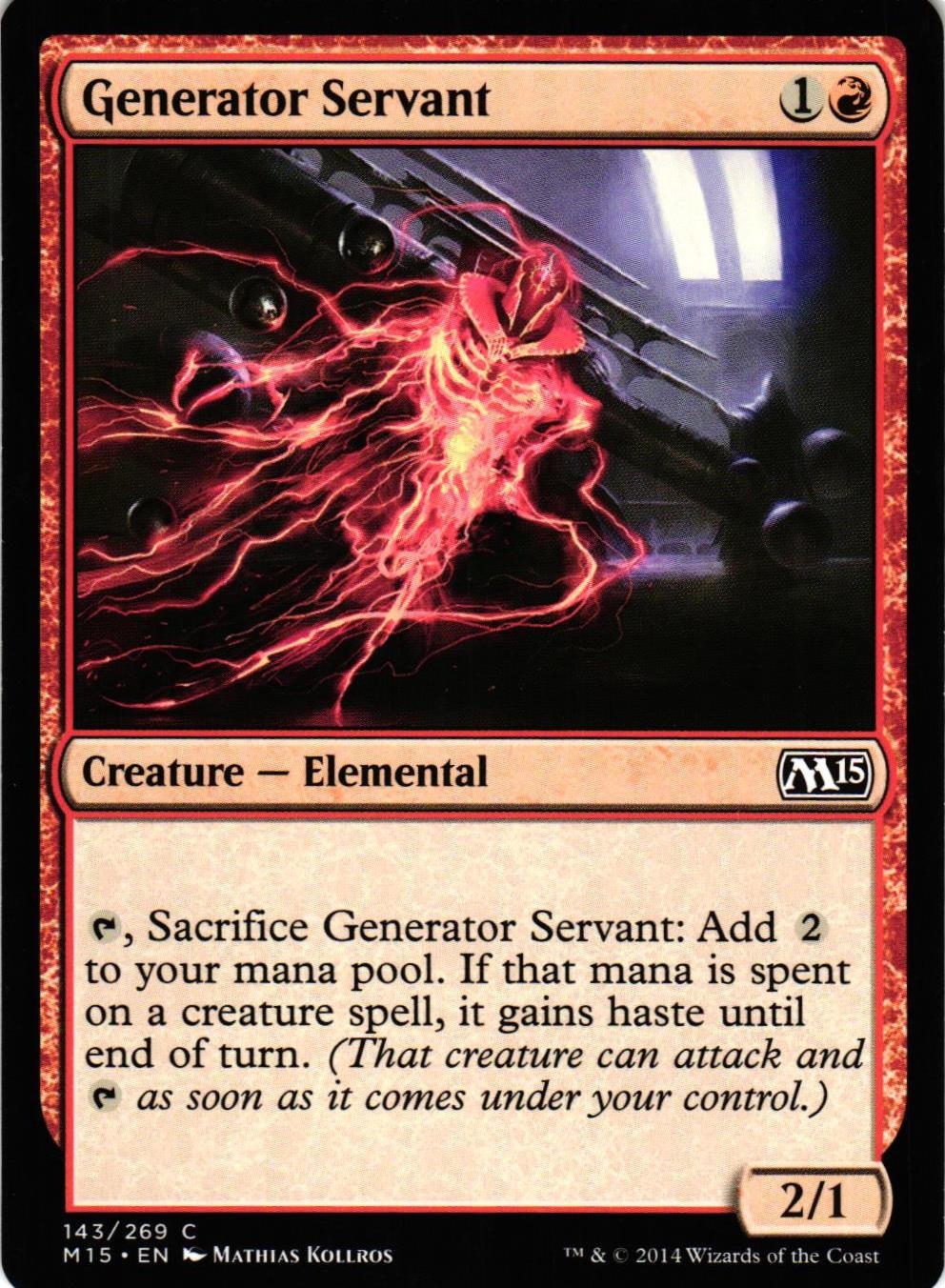 Generator Servant Common 143/269 Magic 2015 (M15) Magic the Gathering