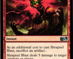 Shrapnel Blast Uncommon 161/269 Magic 2015 (M15) Magic the Gathering