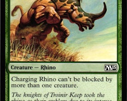 Charging Rhino Common 171/269 Magic 2015 (M15) Magic the Gathering