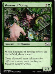 Shaman of Spring Common 199/269 Magic 2015 (M15) Magic the Gathering