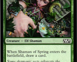 Shaman of Spring Common 199/269 Magic 2015 (M15) Magic the Gathering