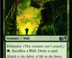 Wall of Mulch Uncommon 208/269 Magic 2015 (M15) Magic the Gathering