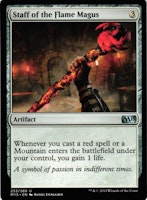 Staff of the Flame Magus Uncommon 233/269 Magic 2015 (M15) Magic the Gathering