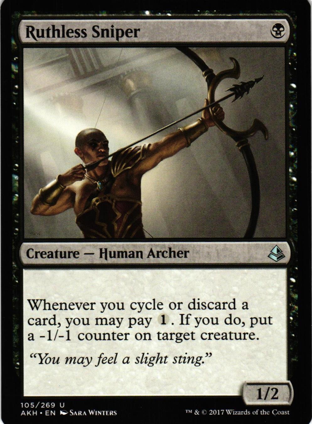 Ruthless Sniper Uncommon 105/269 Amonkhet (AKH) Magic the Gathering