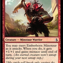 Emberhorn Minotaur Common 130/269 Amonkhet (AKH) Magic the Gathering