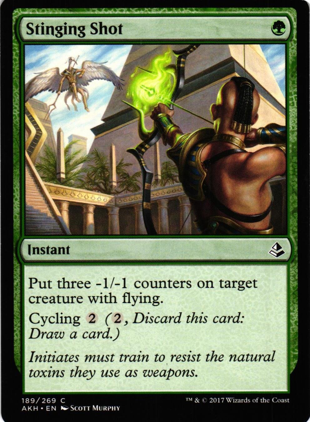 Stinging Shot Common 189/269 Amonkhet (AKH) Magic the Gathering