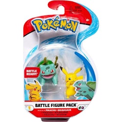 Pokemon Battle Figure Pikachu & Bulbasaur Pack