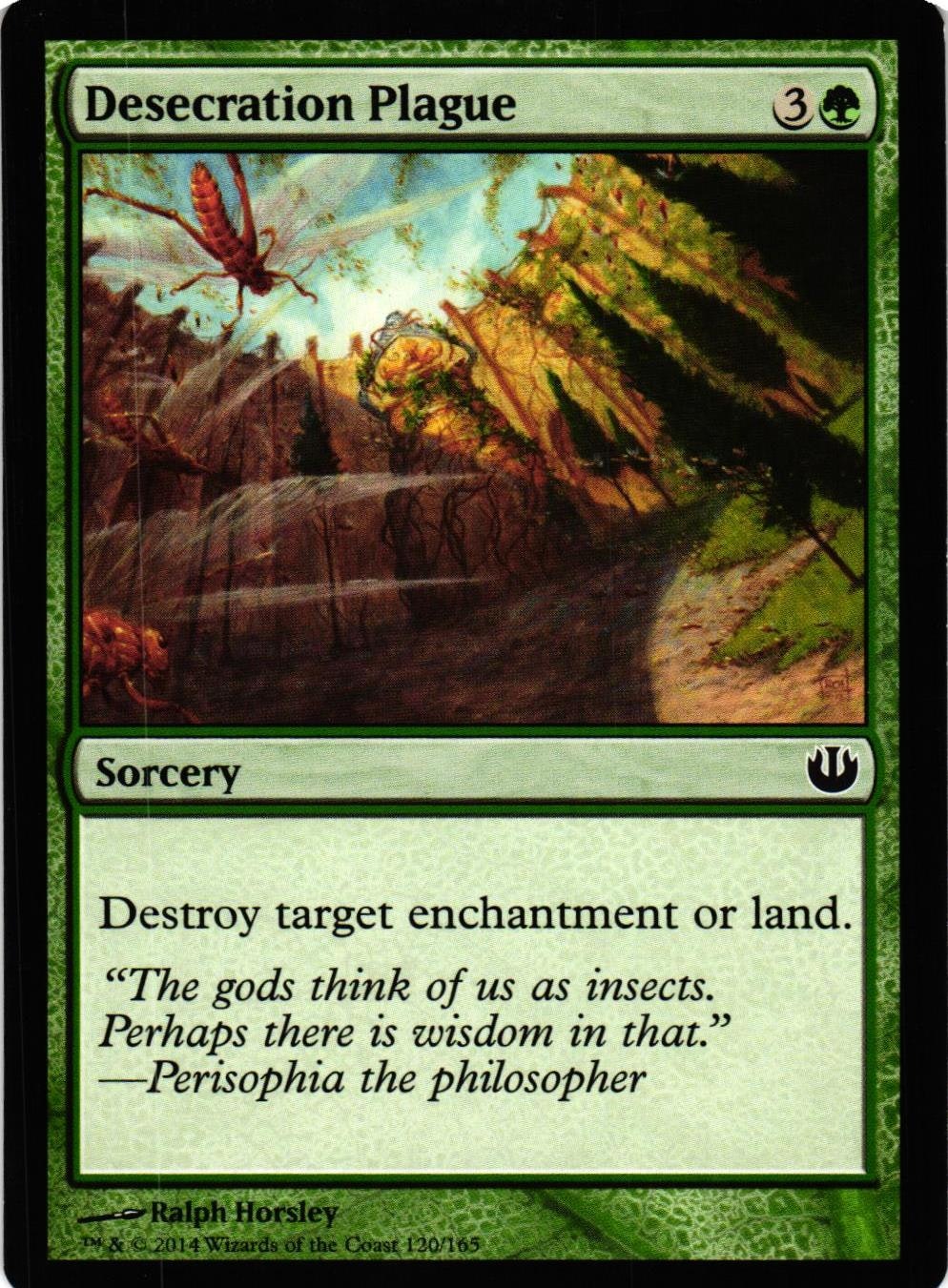 Desecration Plague Common 120/165 Journey into Nyx Magic the Gathering