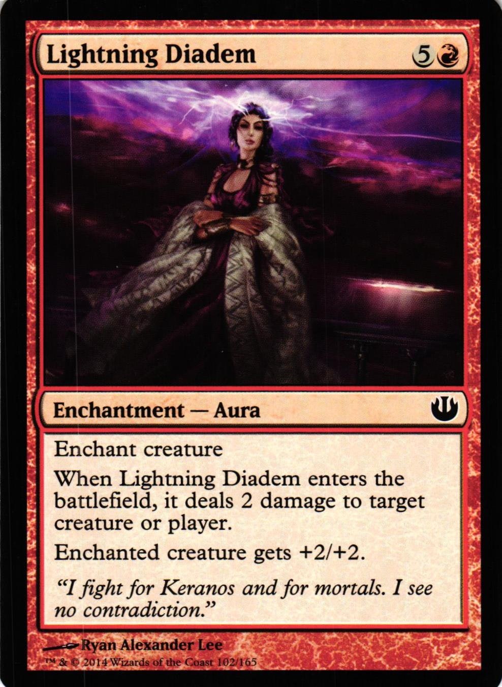 Lightning Diadem Common 102/165 Journey into Nyx (JOU) Magic the Gathering
