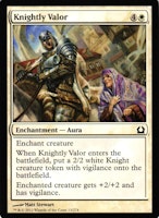 Knightly Valor Common 13/274 Return of Ravnica (RTR) Magic the Gathering