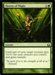 Chorus of Might Common 119/274 Return of Ravnica (RTR) Magic the Gathering