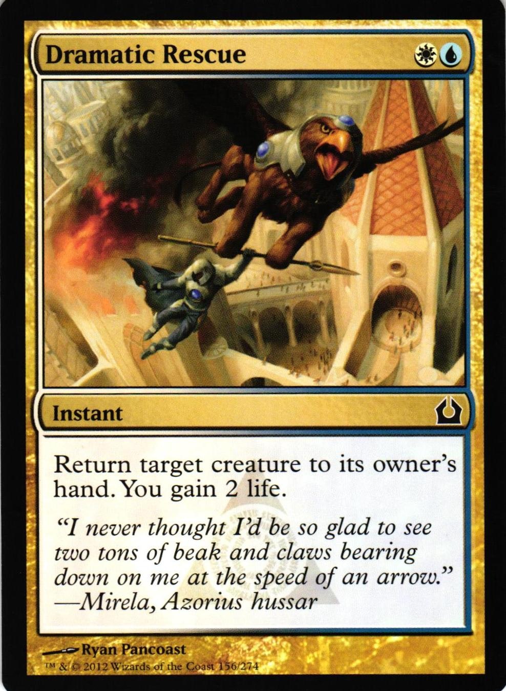 Dramatic Rescue Common 156/274 Return of Ravnica (RTR) Magic the Gathering