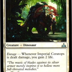 Imperial Ceratops Uncommon 010/196 Rivals of Ixalan (RIX) Magic the Gathering