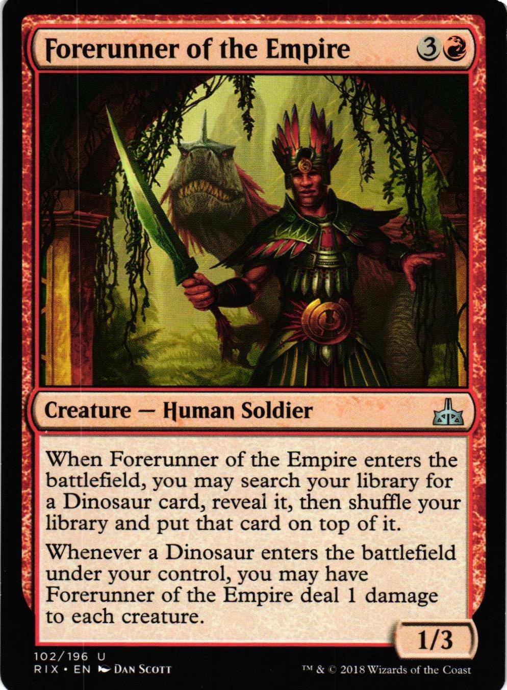 Foreruner of the Empire Uncommon 102/196 Rivals of Ixalan (RIX) Magic the Gathering