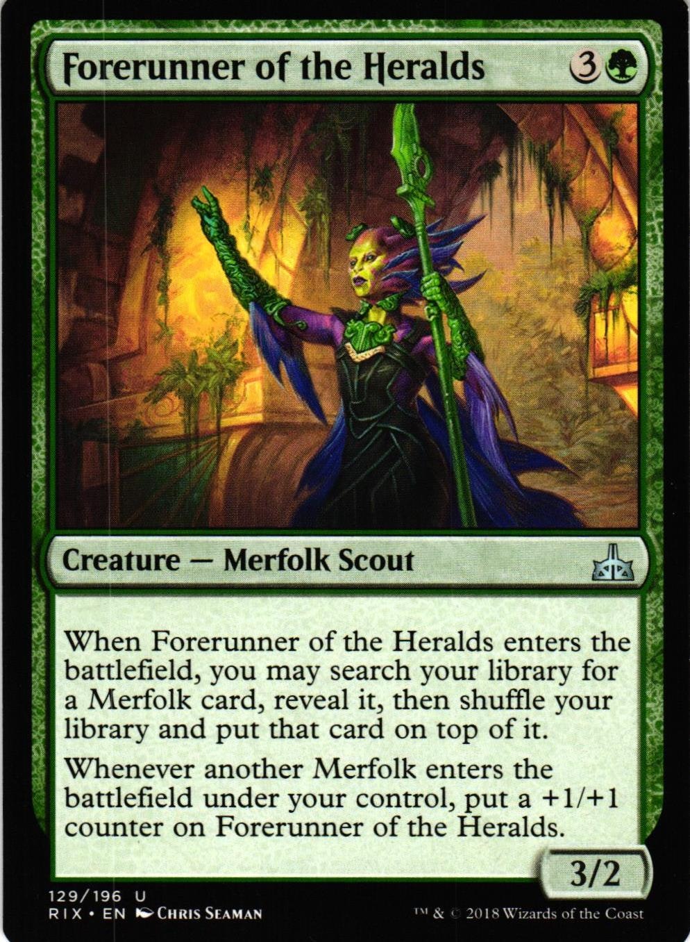 Forerunner of the Heralds Uncommon 129/196 Rivals of Ixalan (RIX) Magic the Gathering