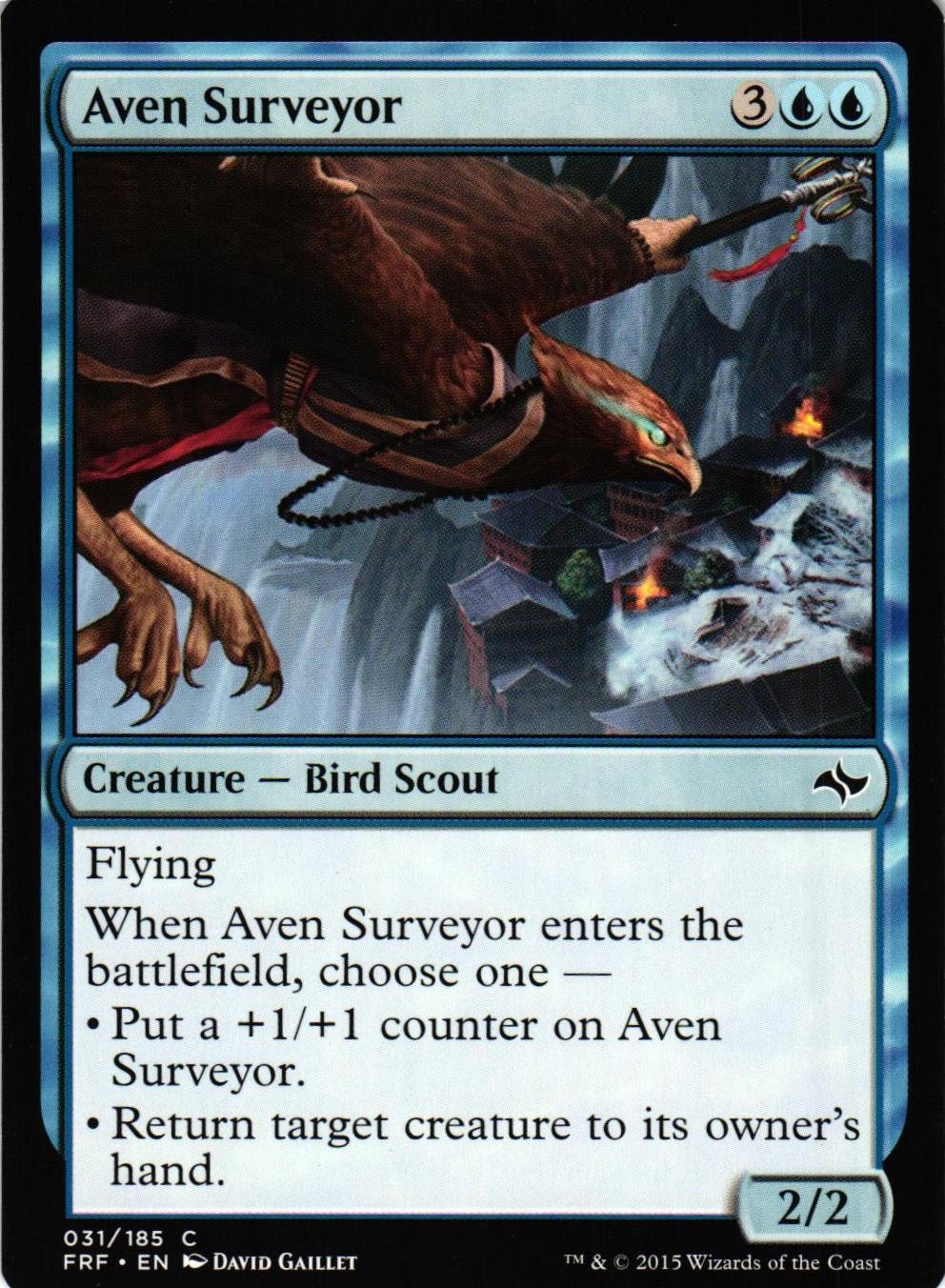 Aven Surveyor Common 031/185 Fate Reforged (FRF) Magic the Gathering