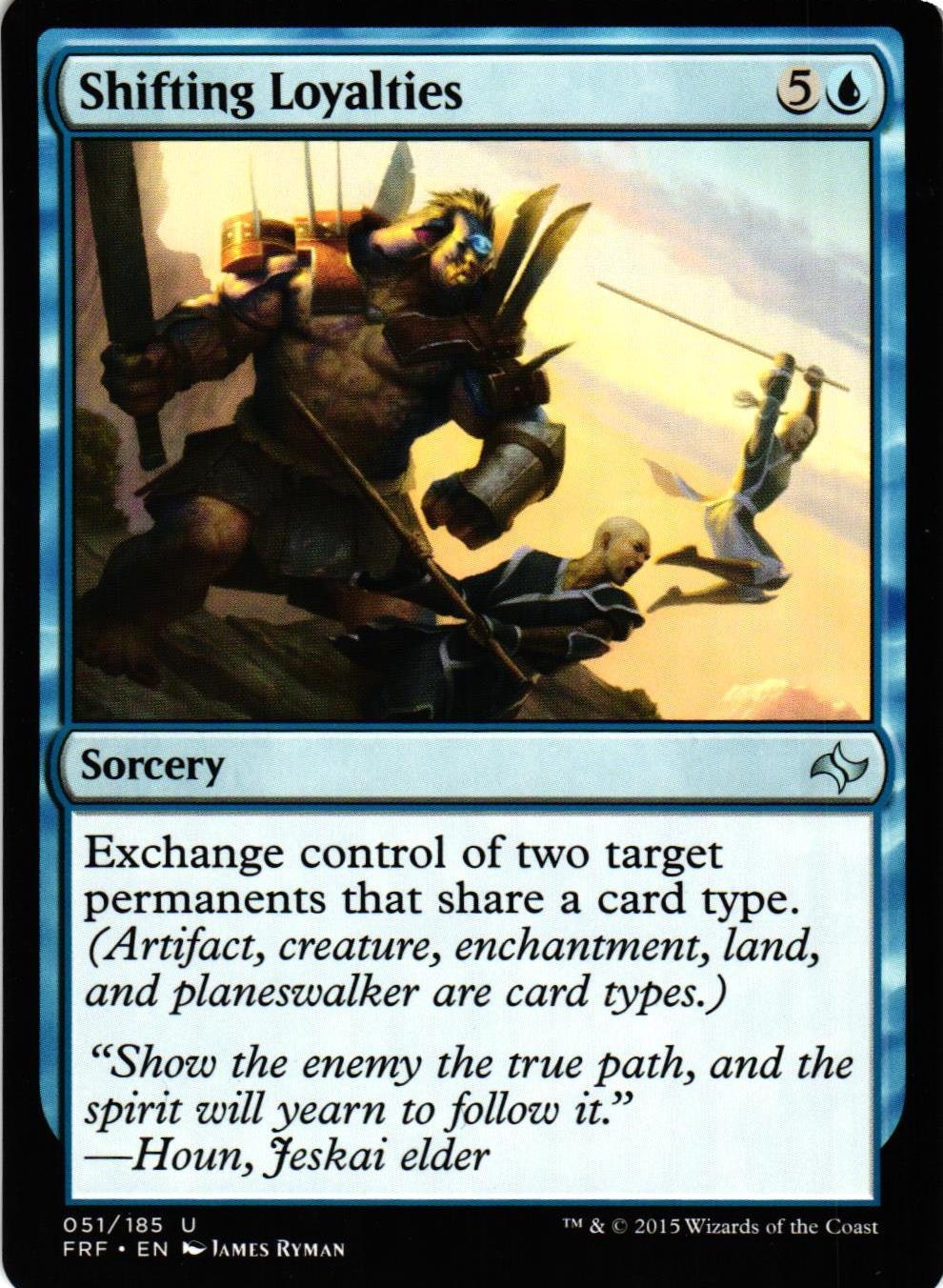 Shifting loyalties Uncommon 051/185 Fate Reforged (FRF) Magic the Gathering