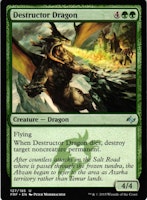 Destructor Dragon Uncommon 127/185 Fate Reforged (FRF) Magic the Gathering