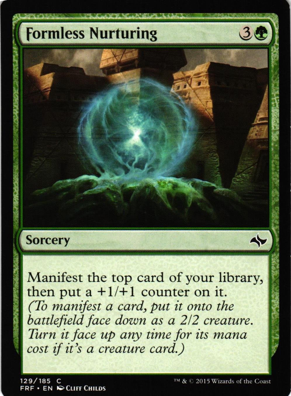 Formless Nurturing Common 129/185 Fate Reforged (FRF) Magic the Gathering