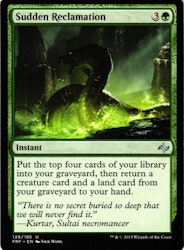 Sudden Reclamation Uncommon 139/185 Fate Reforged (FRF) Magic the Gathering