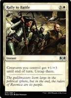 Rally to Battle Uncommon 018/259 Ravnica Allegiance (RNA) Magic the Gathering