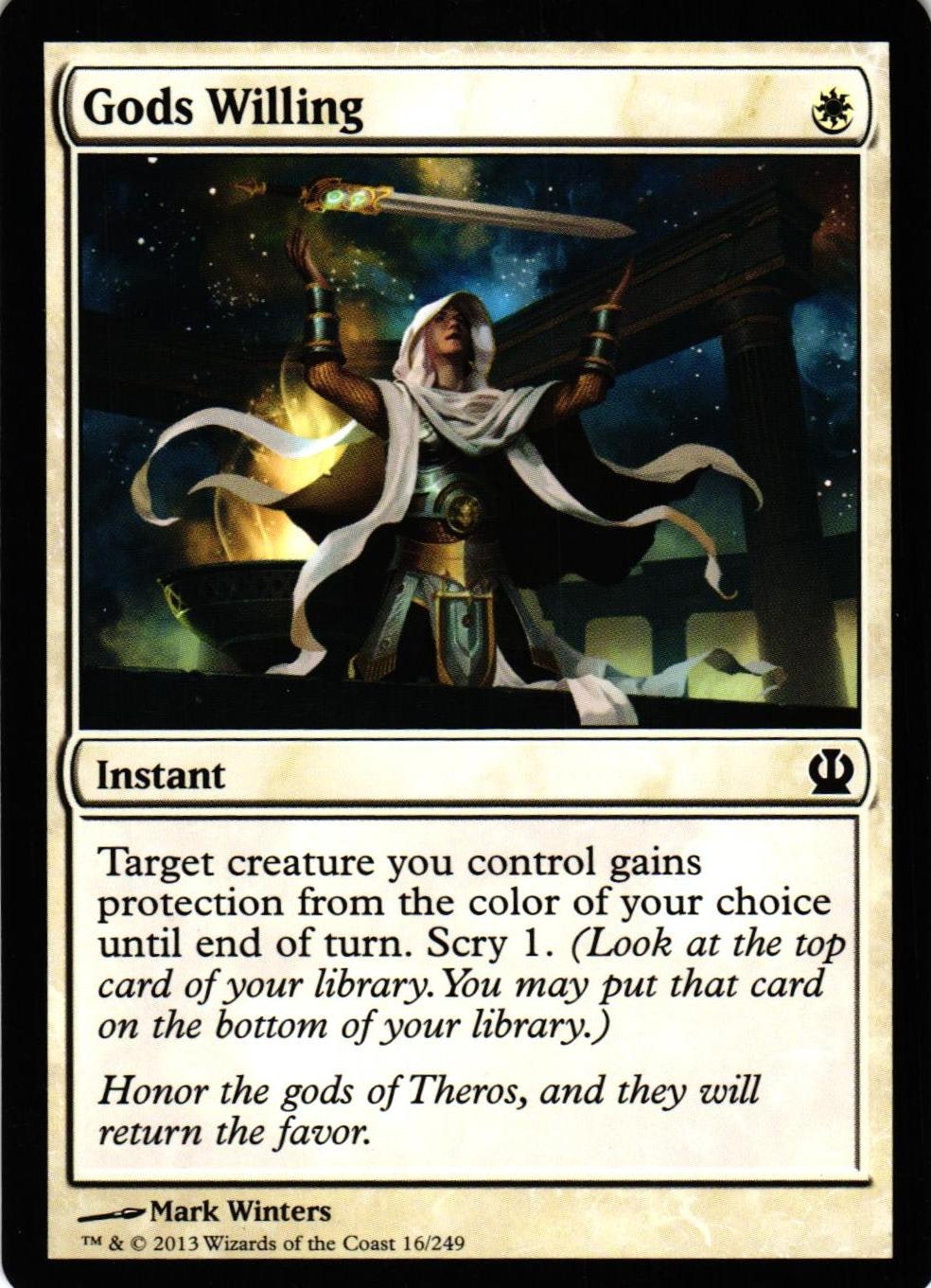 Gods Willing Common 16/249 Theros (THS) Magic the Gathering