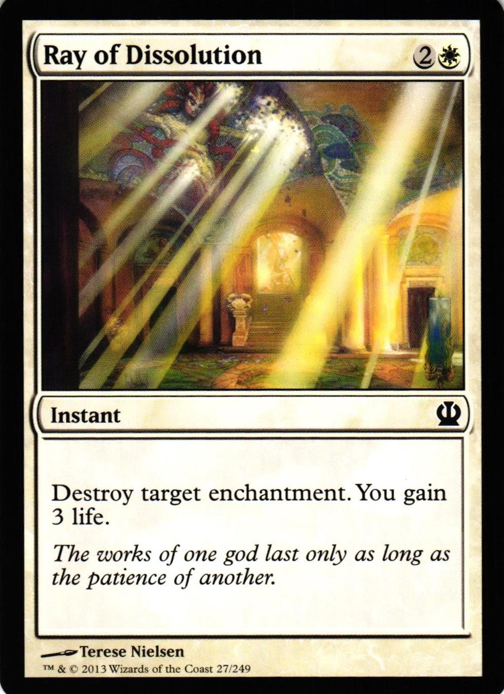 Ray of Dissolution Common 27/249 Theros (THS) Magic the Gathering