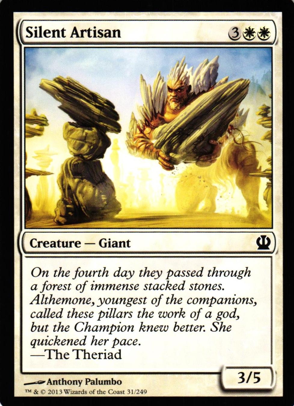 Silent Artisan Common 31/249 Theros (THS) Magic the Gathering