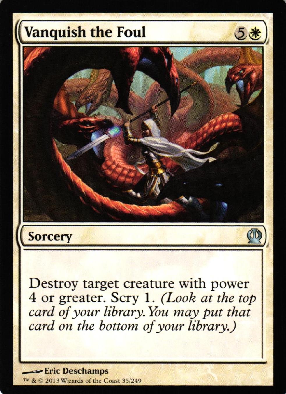 Vanquish the Foul Uncommon 35/249 Theros (THS) Magic the Gathering