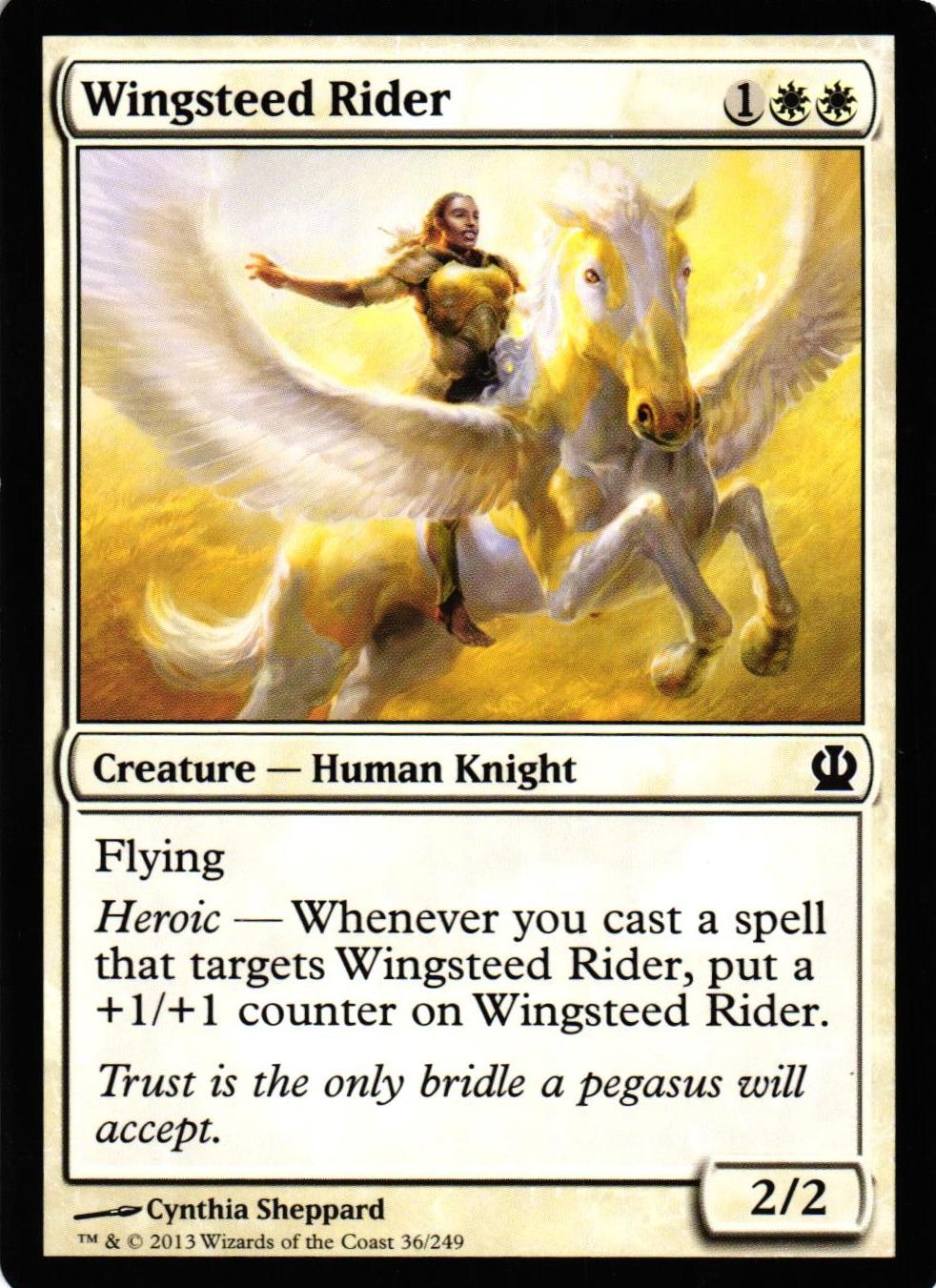 Wingsteed Rider Common 36/249 Theros (THS) Magic the Gathering