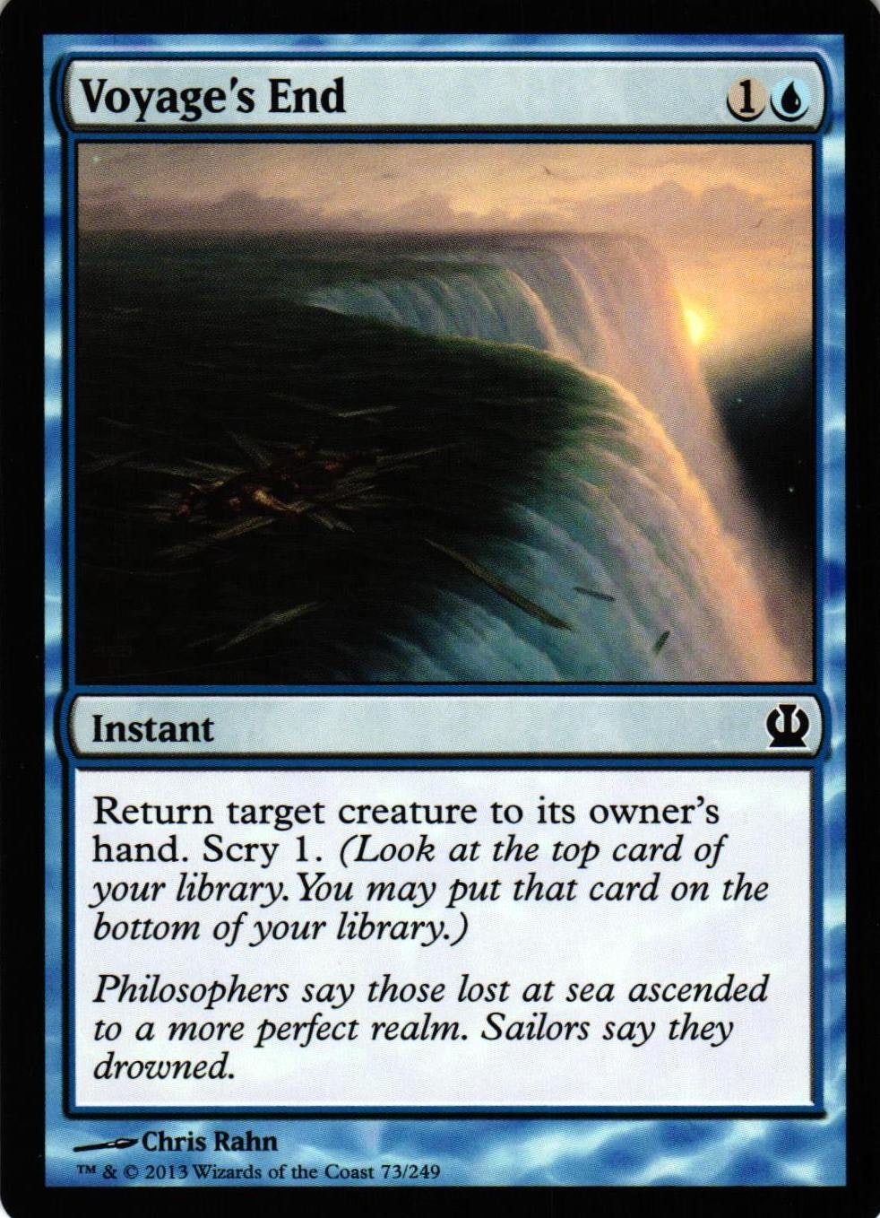 Voyages End Common 73/249 Theros (THS) Magic the Gathering