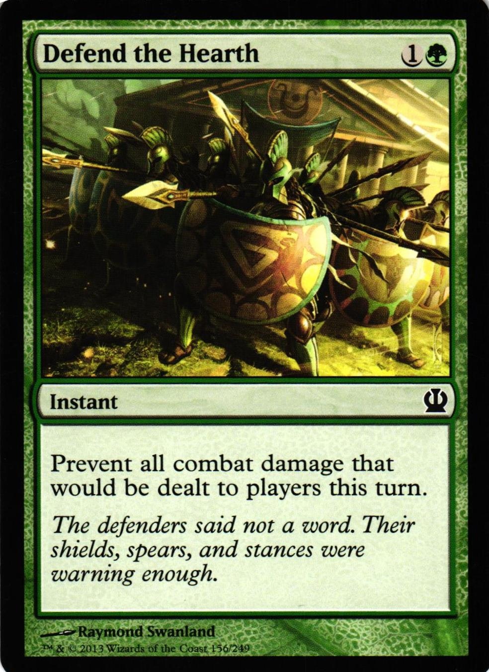 Defend the Hearth Common 156/249 Theros (THS) Magic the Gathering