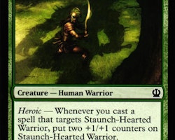 Staunch-Hearted Warrior Common 179/249 Theros (THS) Magic the Gathering