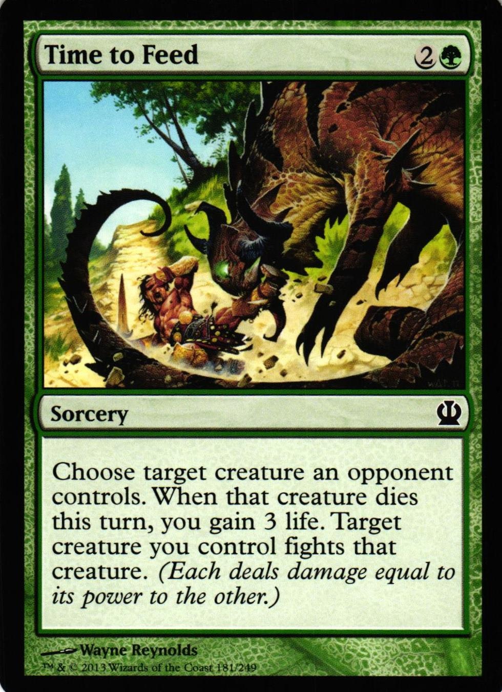 Time to Feed Common 181/249 Theros (THS) Magic the Gathering