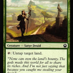 Voyaging Satyr Common 182/249 Theros (THS) Magic the Gathering