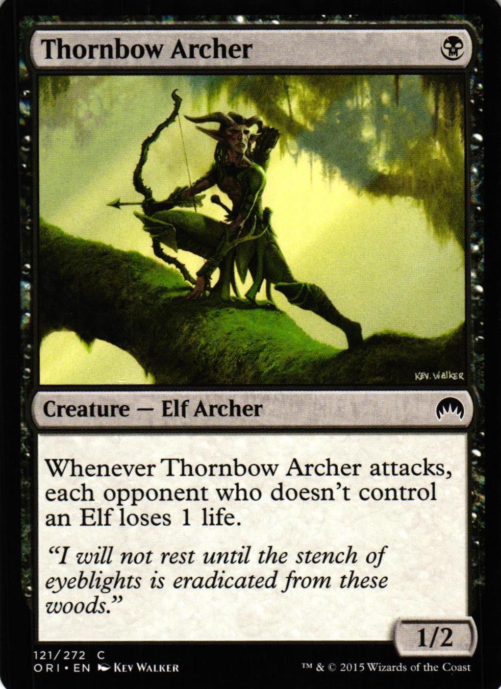 Thornbow Archer Common 121/272 Magic Origins (ORI) Magic the Gathering