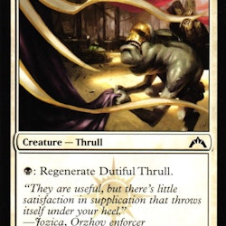 Dutiful Thrull Common 11/249 Gatecrash Gatecrash (GTC) Magic the Gathering