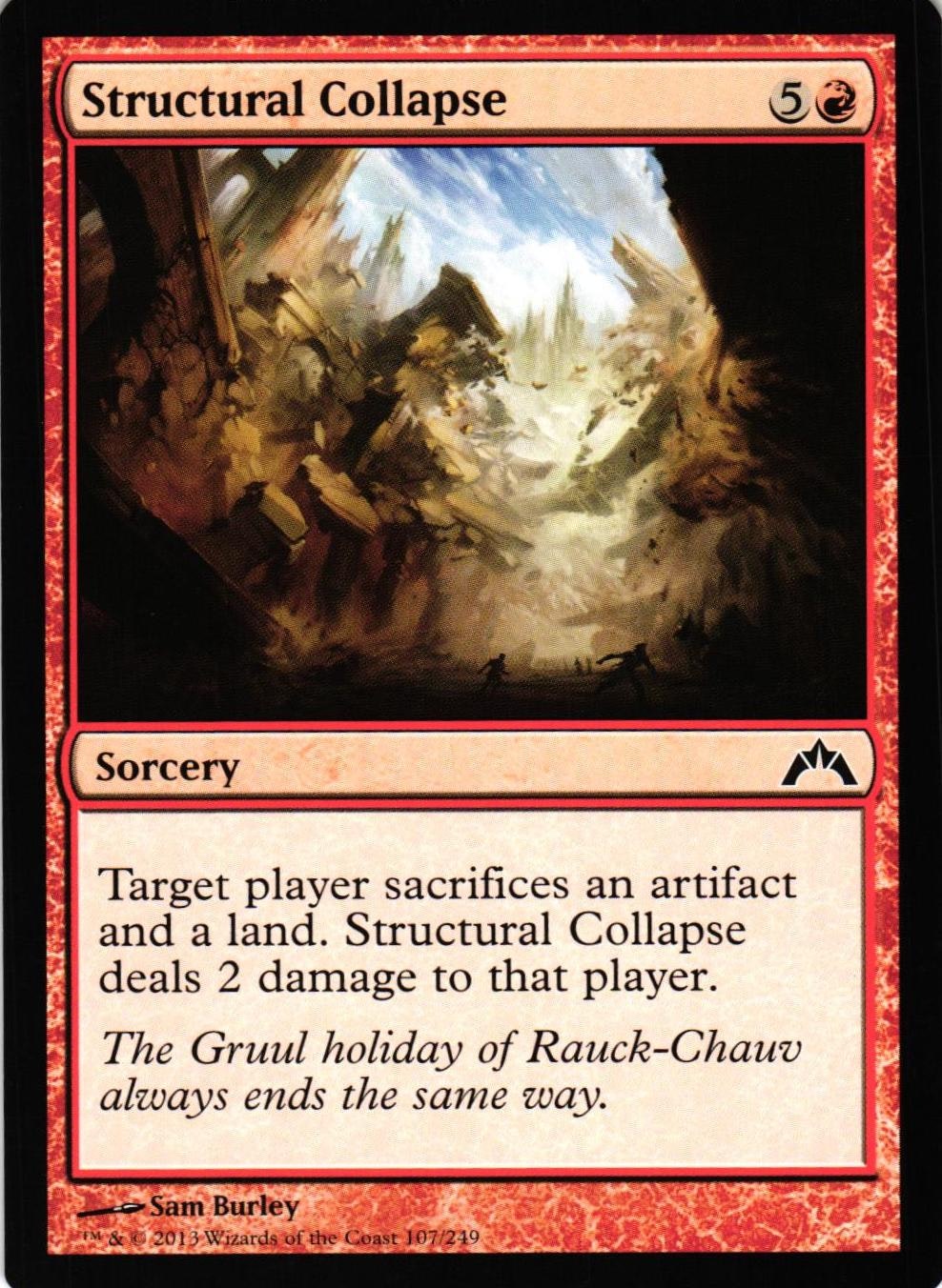 Structural Collapse Common 107/249 Gatecrash Gatecrash (GTC) Magic the Gathering