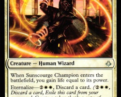 Sunscourge Champion Uncommon 026/199 Hour of Devesation (HOU) Magic the Gathering