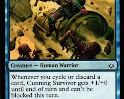 Cunning Survivor Common 033/199 Hour of Devesation (HOU) Magic the Gathering