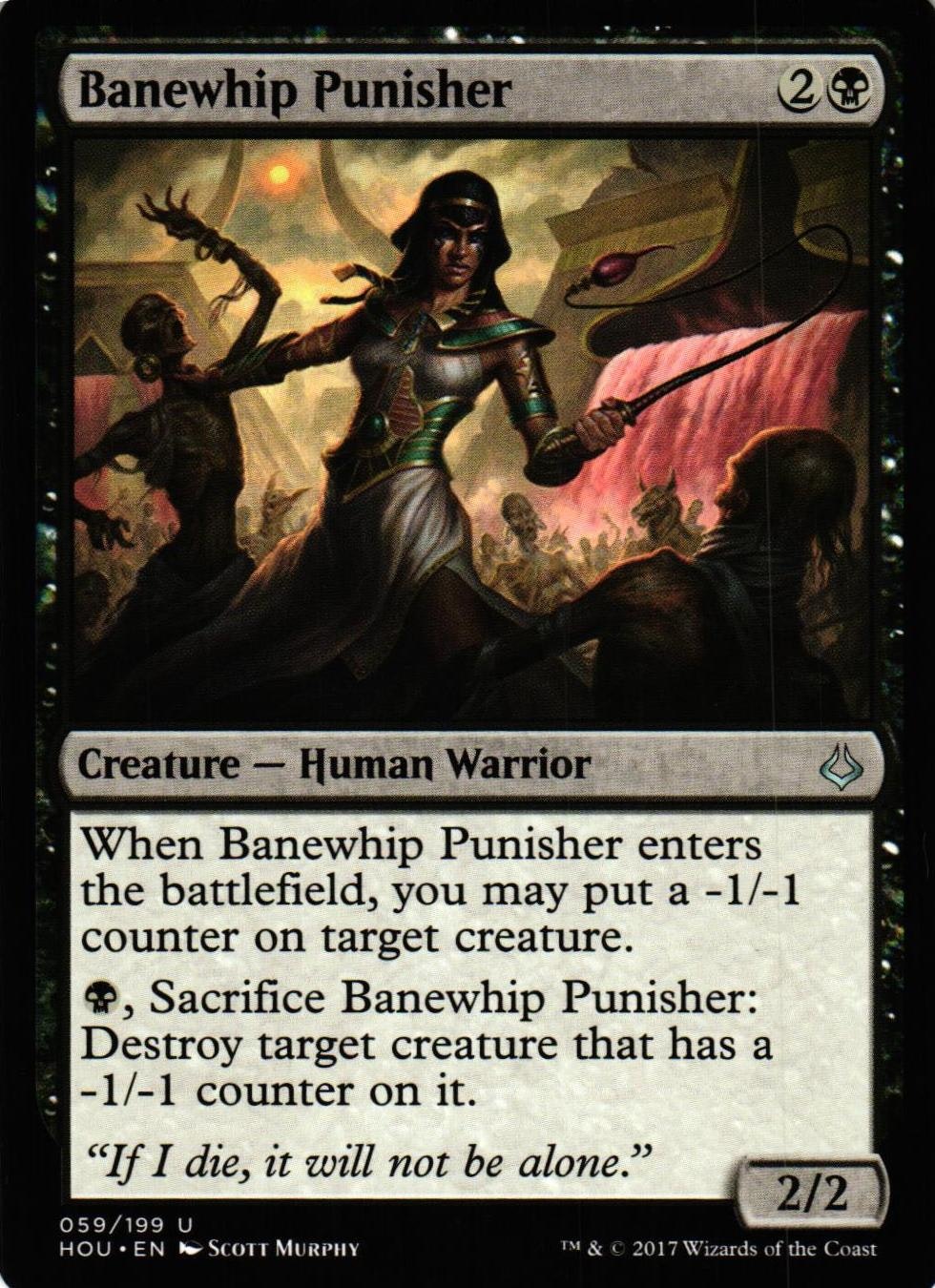 Banewhip Punisher Uncommon 059/199 Hour of Devesation (HOU) Magic the Gathering