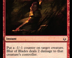 Blur of Blades Common 084/199 Hour of Devesation (HOU) Magic the Gathering