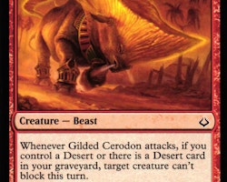 Gilded Cerodon Common 094/199 Hour of Devesation (HOU) Magic the Gathering