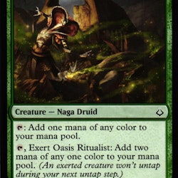 Oasis Ritualist Common 124/199 Hour of Devesation (HOU) Magic the Gathering